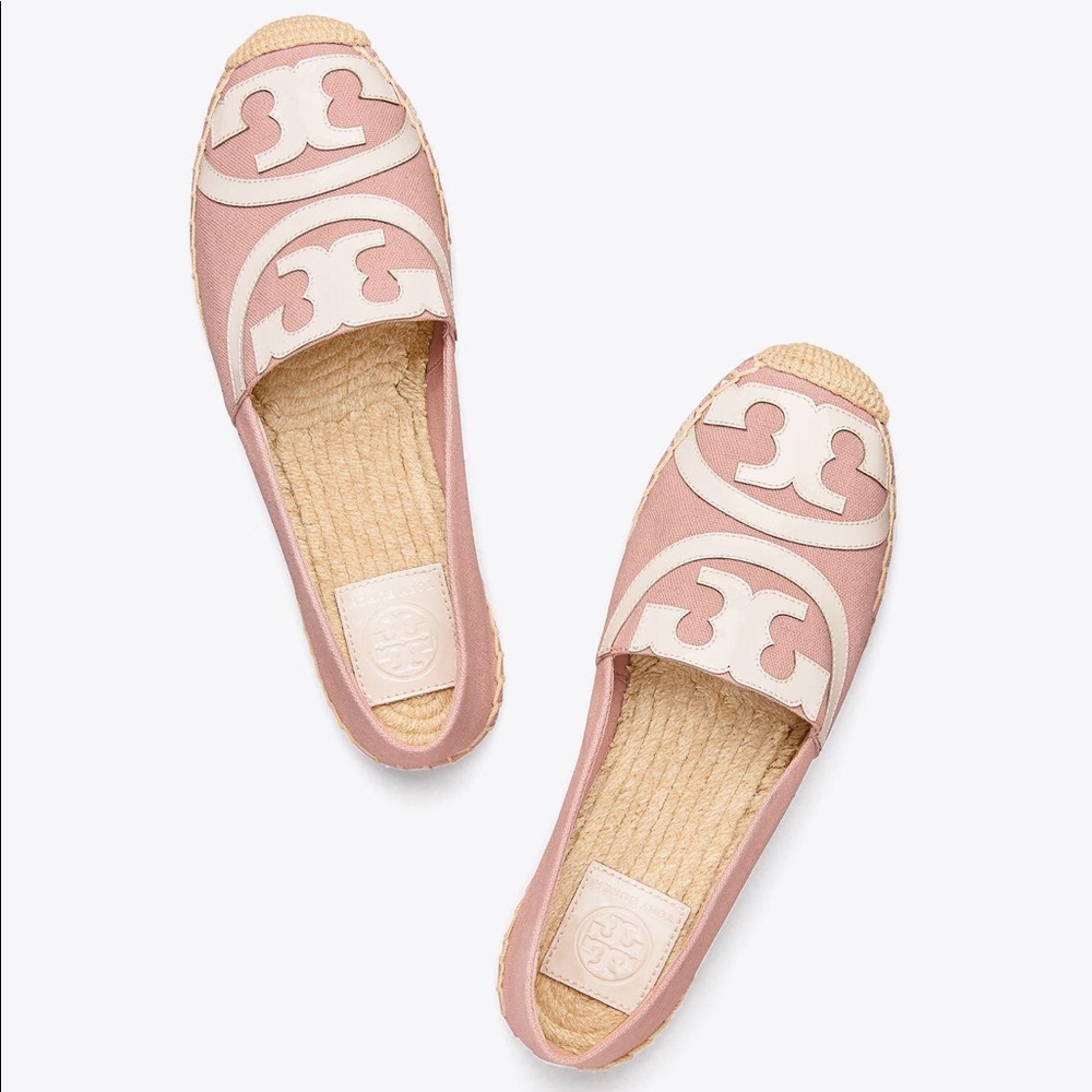 Brand new Tory Burch pink espadrille